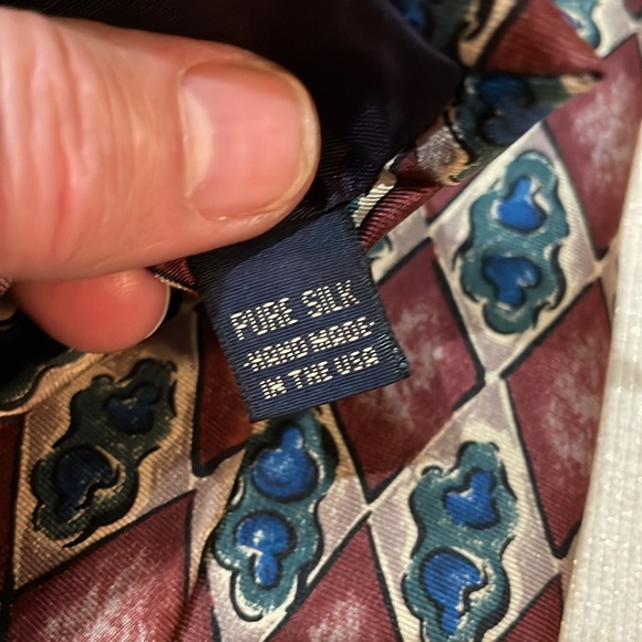 VINTAGE NORDSTROM BY GITTMAN BROS SILK HANDMADE TIE - Picture 7 of 7